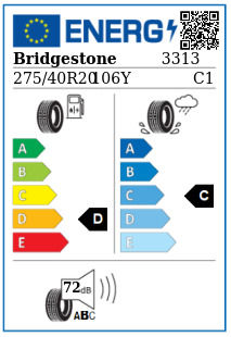 Anvelopa vara 275/40/20 Bridgestone DuelerSport XL RunOnFlat 106Y