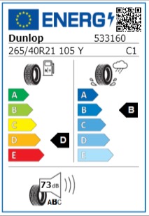 Anvelopa vara 265/40/21 Dunlop SP Maxx GT B XL 105Y