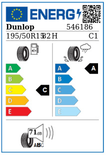 Anvelopa vara 195/50/15 Dunlop BluResponse 82H