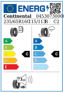 Anvelopa iarna 235/65/16C Continental VancoWinter2 115/113R