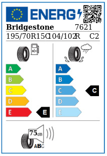 Anvelopa iarna 195/70/15C Bridgestone W810 XL 104/102R