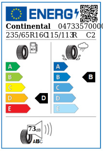 Anvelopa all seasons 235/65/16C Continental VancoFourSeason2 115/113R