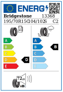 Anvelopa vara 195/70/15C Bridgestone R660 XL 104/102S