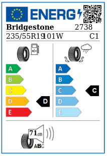 Anvelopa vara 235/55/19 Bridgestone DuelerSport 101W