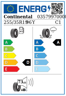 Anvelopa vara 255/35/19 Continental ContiSportContact6 XL 96Y