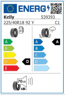 Anvelopa vara 225/40/18 Kelly UHP XL - made by GoodYear 92Y