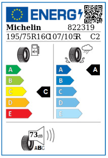 Anvelopa all seasons 195/75/16C Michelin Agilis CrossClimate M+S 107/105R