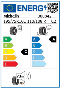 Anvelopa all seasons 195/75/16C Michelin Agilis CrossClimate M+S 110/108R