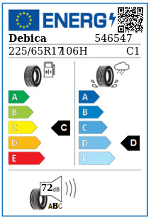 Anvelopa iarna 225/65/17 Debica FrigoSuv2 106H