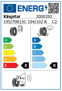 Anvelopa iarna 195/70/15C Kingstar W410 - by Hankook 104/102R