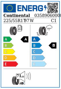 Anvelopa vara 225/55/17 Continental ContiEcoContact6 97W