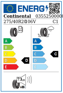 Anvelopa iarna 275/40/20 Continental TS860S XL RunOnFlat 106V