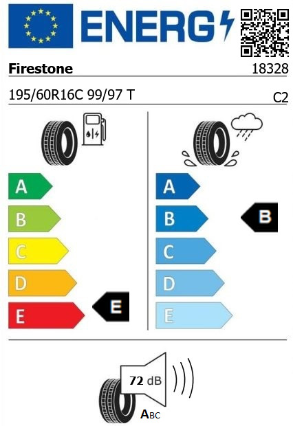 Anvelopa iarna 195/60/16C Firestone VanhawkWinter2 99/97T