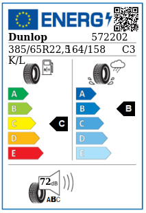 Anvelopa trailer 385/65/22,5 Dunlop SP247 HL HighLoad (MS) 164/158K/L