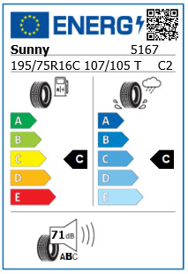 Anvelopa iarna 195/75/16C Sunny NW103 107/105T