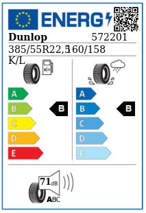 Anvelopa trailer 385/55/22,5 Dunlop SP247 (MS) 160/158K/L