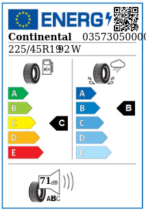 Anvelopa vara 225/45/19 Continental ContiPremiumContact6 RunOnFlat 92W