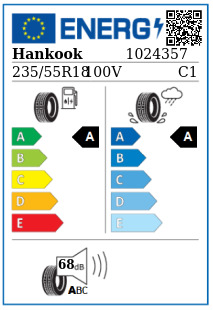 Anvelopa vara 235/55/18 Hankook Ventus Prime3 K125A 100V