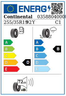 Anvelopa vara 255/35/19 Continental ContiSportContact5 RunOnFlat 92Y