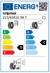 Anvelopa all seasons 215/65/16 Gripmax Inception A/T 98T