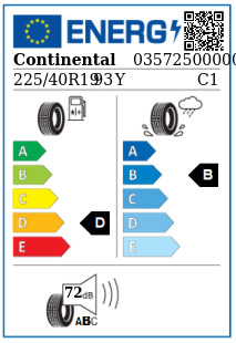 Anvelopa vara 225/40/19 Continental ContiSportContact5P 93Y