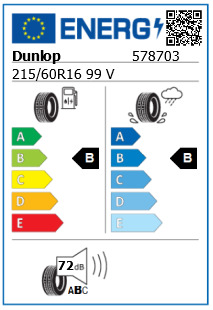 Anvelopa all seasons 215/60/16 Dunlop All Season 99V