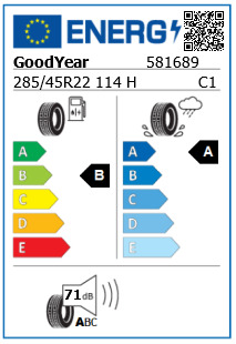 Anvelopa vara 285/45/22 GoodYear EfficientGrip2 Suv XL 114H