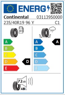 Anvelopa vara 235/40/19 Continental ContiSportContact7 96Y