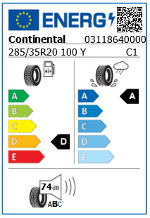 Anvelopa vara 285/35/20 Continental ContiSportContact6 100Y