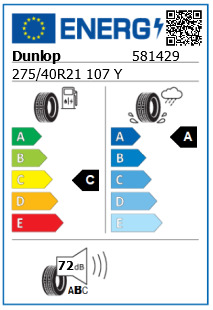 Anvelopa vara 275/40/21 Dunlop SP Maxx RT2 SUV XL 107Y