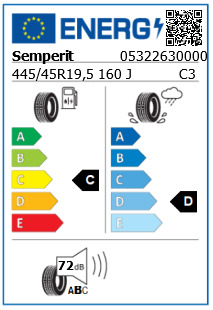 Anvelopa trailer 445/45/19,5 Semperit Runner T3 160J