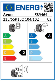 Anvelopa all seasons 215/65/15C Avon AS12 AllSeason - made by Goodyear 104/102T