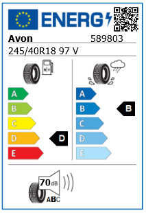 Anvelopa iarna 245/40/18 Avon WV7 Snow - made by Goodyear XL 97V