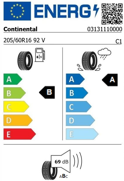 Anvelopa vara 205/60/16 Continental UltraContact 92V