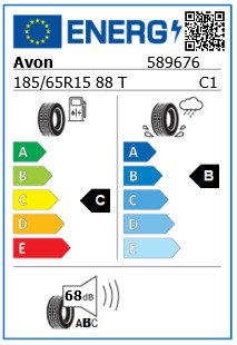 Anvelopa vara 185/65/15 Avon ZT7 - made by Goodyear 88T