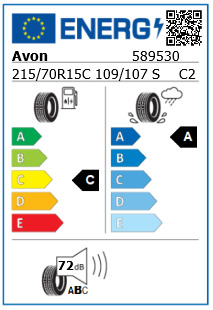 Anvelopa vara 215/70/15C Avon AV12 - made by Goodyear 109/107S