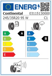 Anvelopa vara 245/35/20 Continental ContiEcoContact6 XL 95W