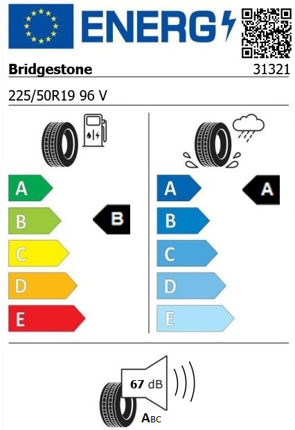 Anvelopa vara 225/50/19 Bridgestone Turanza6 96V