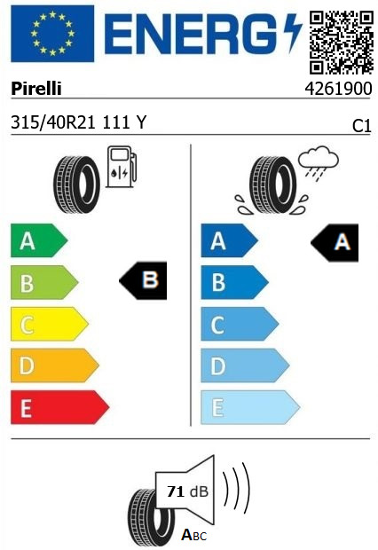 Anvelopa vara 315/40/21 Pirelli Pzero5 111Y