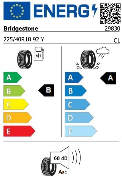 Anvelopa vara 225/40/18 Bridgestone Turanza6 XL 92Y