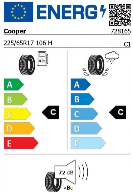 Anvelopa iarna 225/65/17 Cooper Winter XL 106H