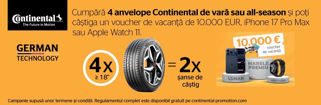 Promotie anvelope CONTINENTAL vara si all seasons