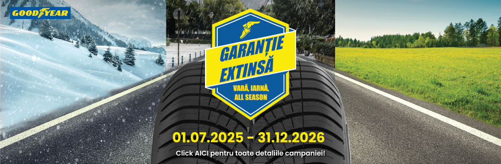 Campanie garantie extinsa anvelope GOODYEAR
