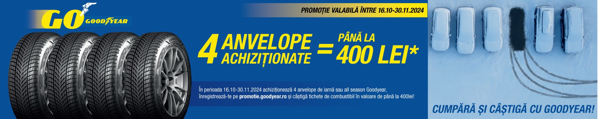 Promotie anvelope GOODYEAR iarna si allseasons